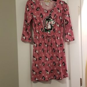 NWOT Unicorn Christmas dress